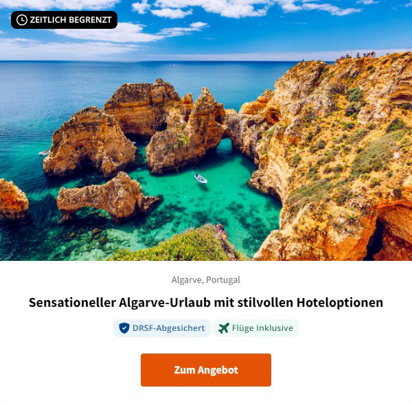 Sensationeller Algarve-Urlaub mit stilvollen Hoteloptionen