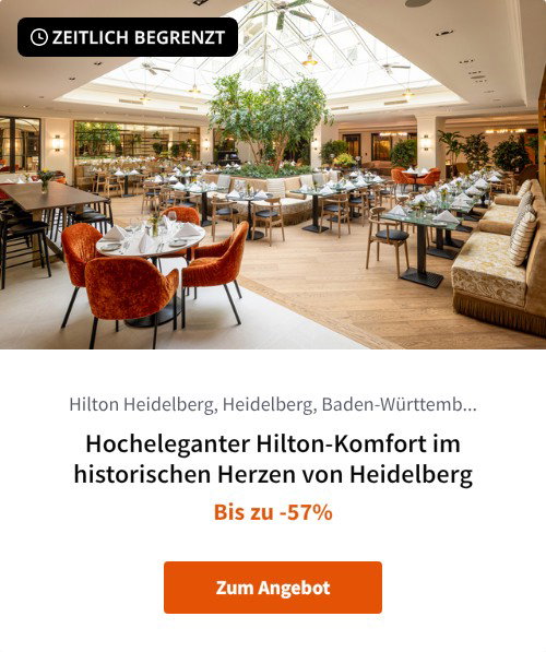 Hocheleganter Hilton-Komfort im historischen Herzen von Heidelberg
