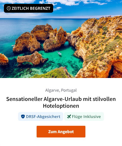 Sensationeller Algarve-Urlaub mit stilvollen Hoteloptionen