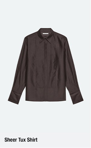Sheer Tux Shirt