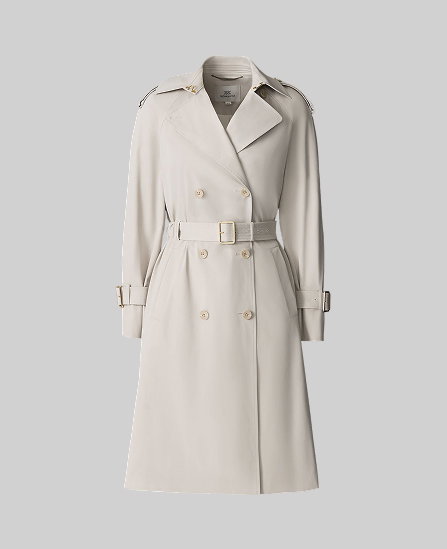 BECKY-L Long Trench Coat