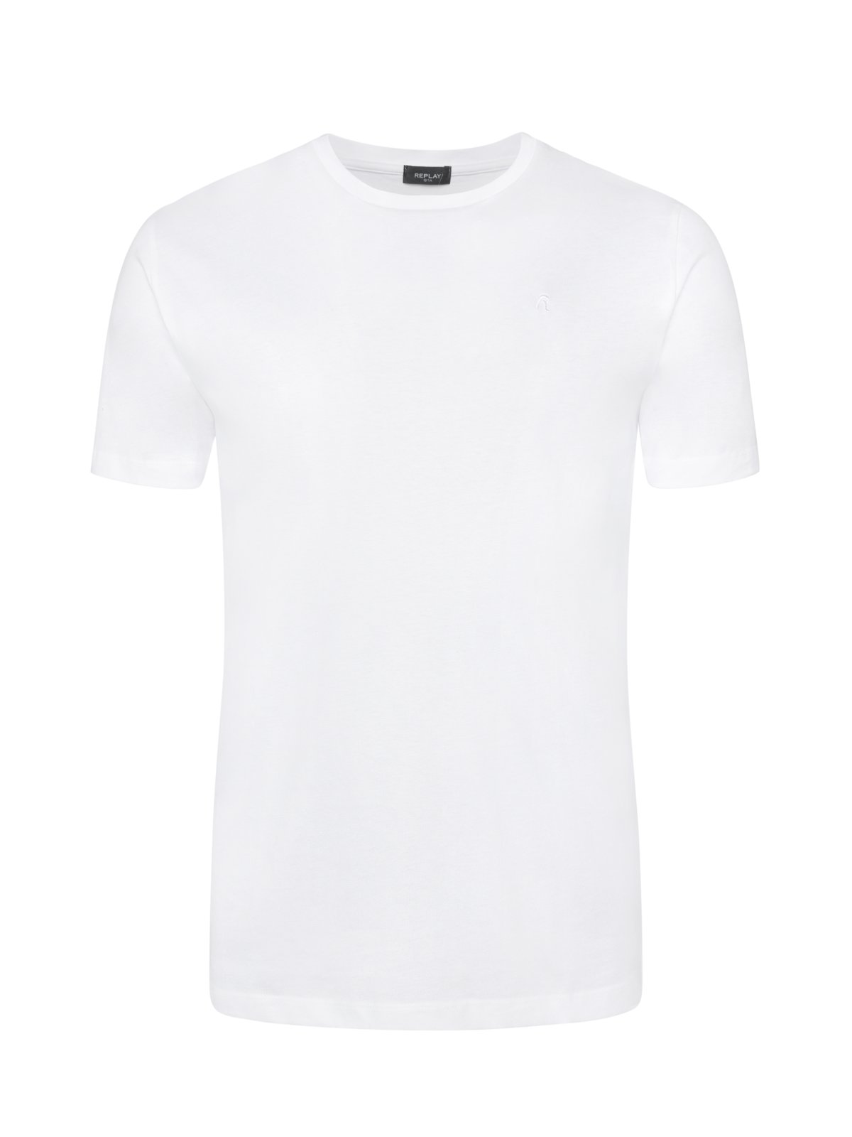 Light plain T-shirt with O-neck