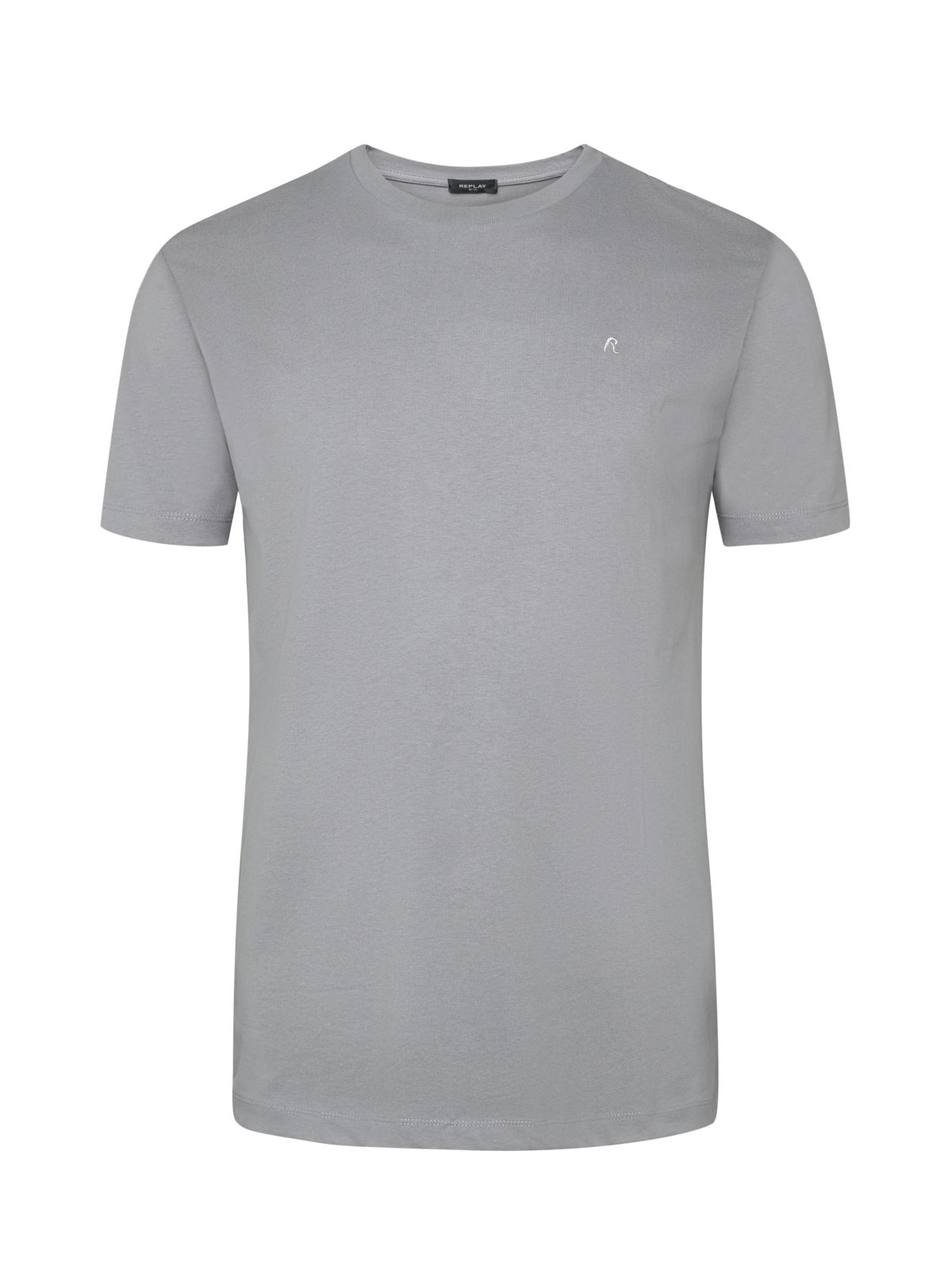 Light plain T-shirt with O-neck