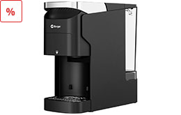Berger Camp&Brew 3 in 1 Kaffeemaschine mit Kapsel oder Pulver