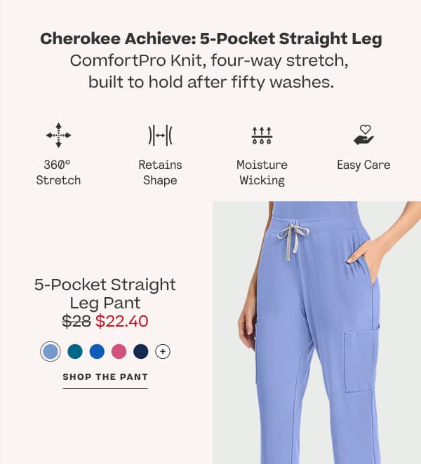 5-Pocket Straight Leg Pant | $22.40 | Shop Now