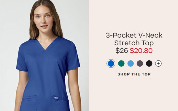 3-Pocket V-Neck Stretch Top | $20.80 | Shop Now