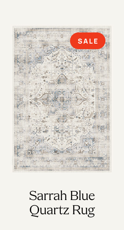 Sarrah Blue Quartz Rug 