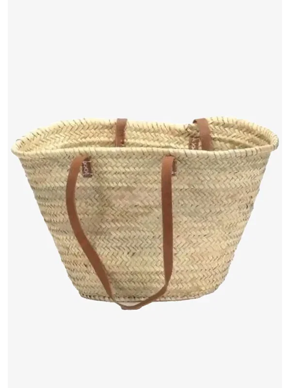 French Market Basket Bag side view