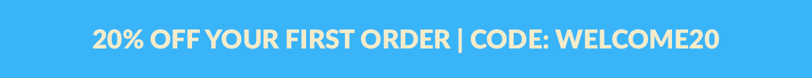 20% off your first order