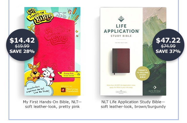 My First Hands-On Bible, NLT | NLT Life Application Study Bible 
