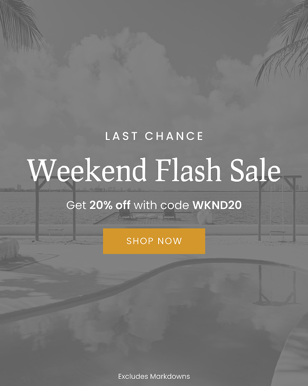 20% Off Code:  WKND20