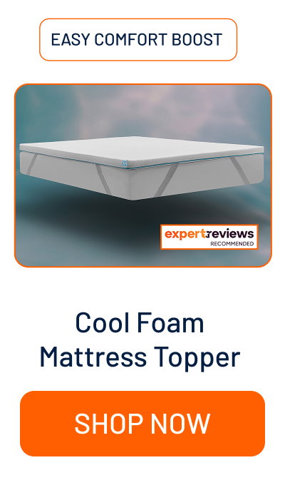 Cool foam mattress topper