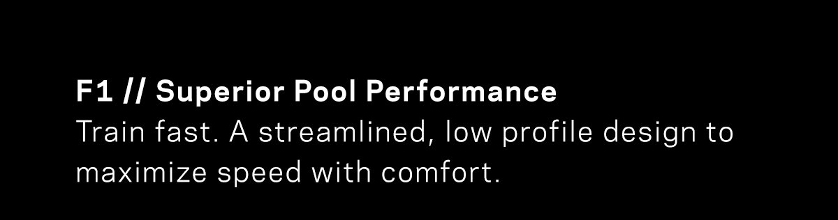 F1 // Superior Pool Goggle