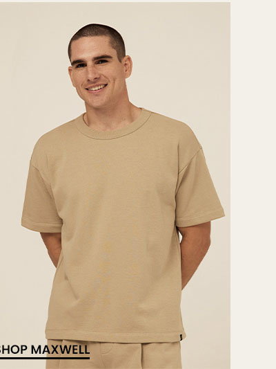 Maxwell Cotton Blend Terry Relaxed Tee