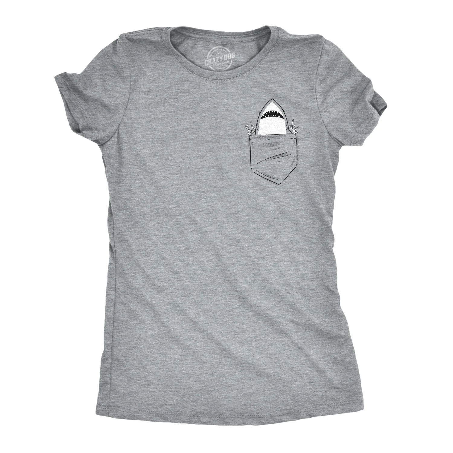 Image of Pocket Shark Women's T Shirt
