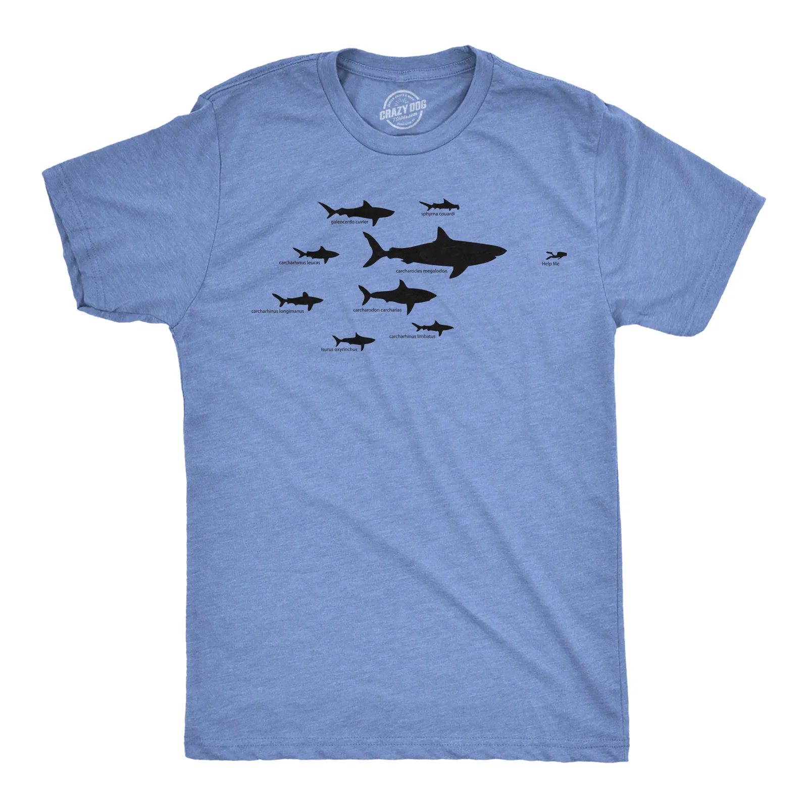 Image of Shark Hierarchy Men's T Shirt
