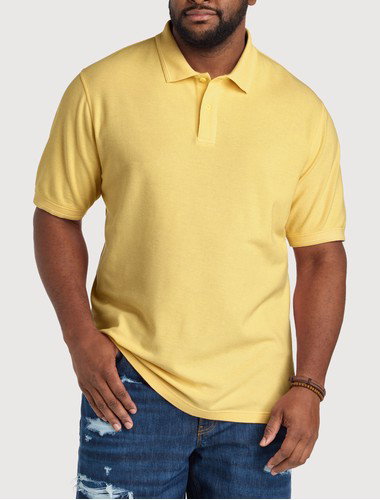 Garment-Dyed Polo Shirt