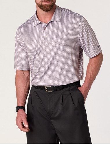 Basketweave Performance Polo Shirt