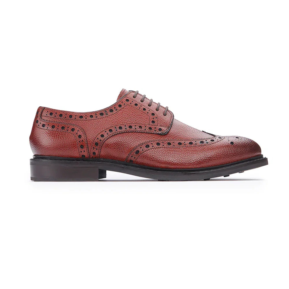 Image of Derby Brogue - Chestnut Grain