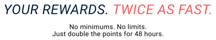 Shop Jane Deals, earn 2X rewards