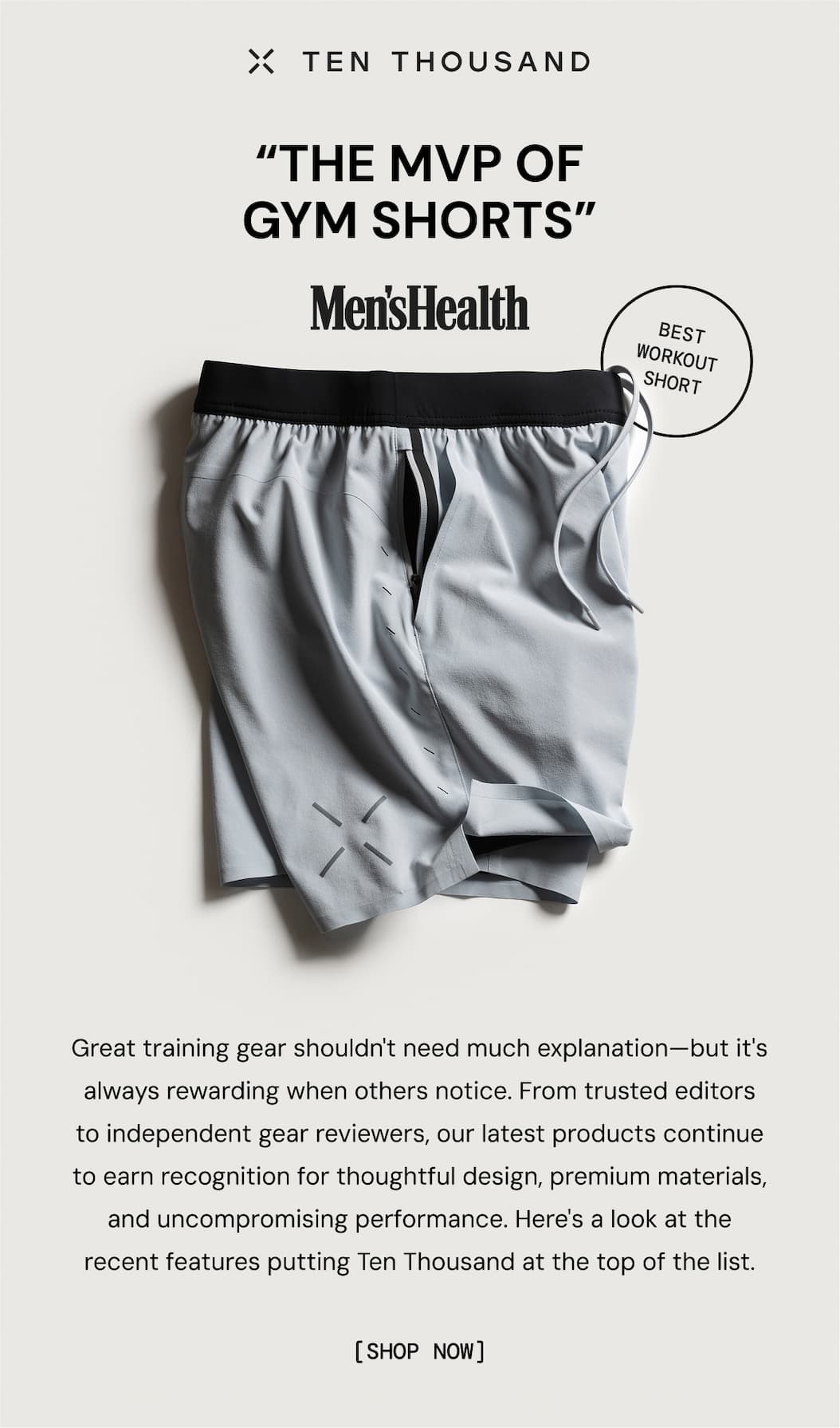 Ten Thousand: Men's Health Rated #1 Workout Short. Shop the Interval Short Now
