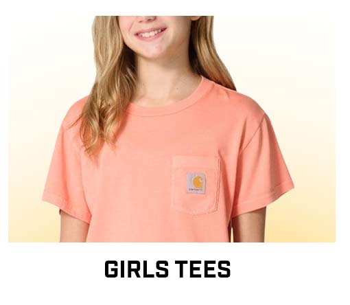 A girl in a t-shirt