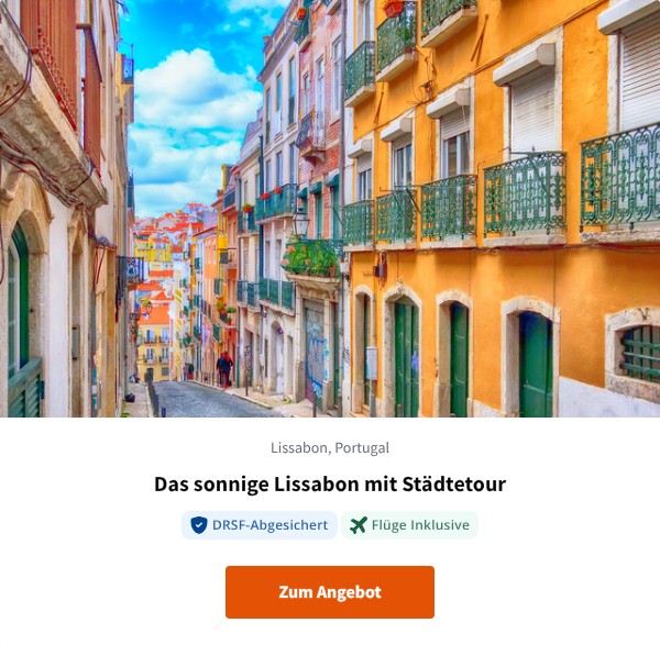 Das sonnige Lissabon mit Städtetour