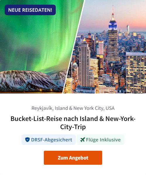 Bucket-List-Reise nach Island &amp; New-York-City-Trip