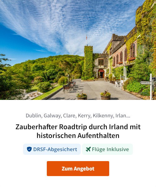 Zauberhafter Roadtrip durch Irland mit historischen Aufenthalten