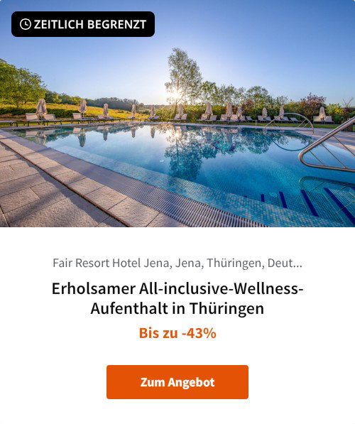 Erholsamer All-inclusive-Wellness-Aufenthalt in Thüringen