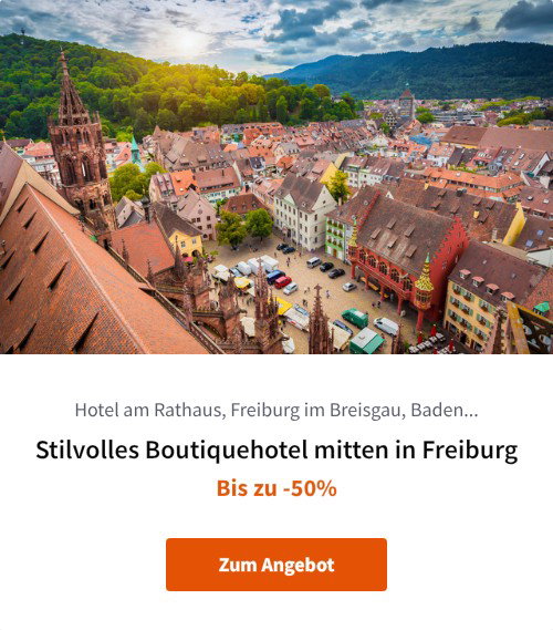 Stilvolles Boutiquehotel mitten in Freiburg