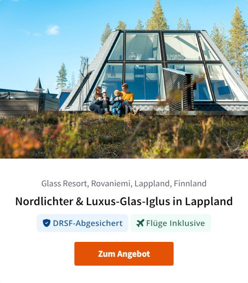 Nordlichter &amp; Luxus-Glas-Iglus in Lappland