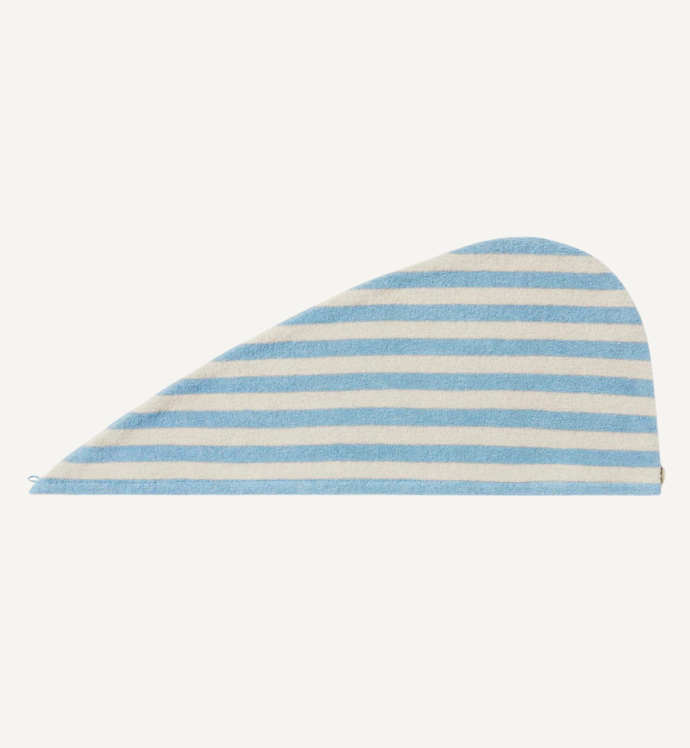 Coastal Blue Pembroke Stripe Cotton Hair Wrap