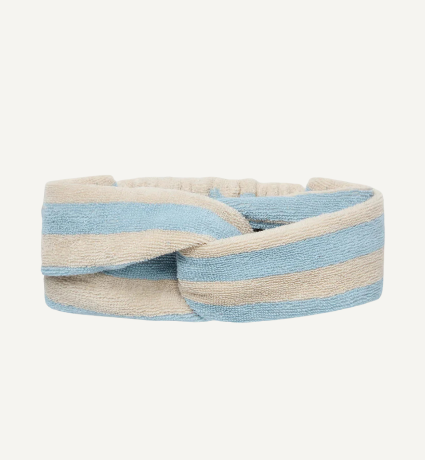 Coastal Blue Pembroke Stripe Cotton Headband