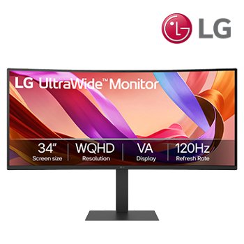 LG 34-inch WQHD 120Hz Curved Ultrawide Monitor