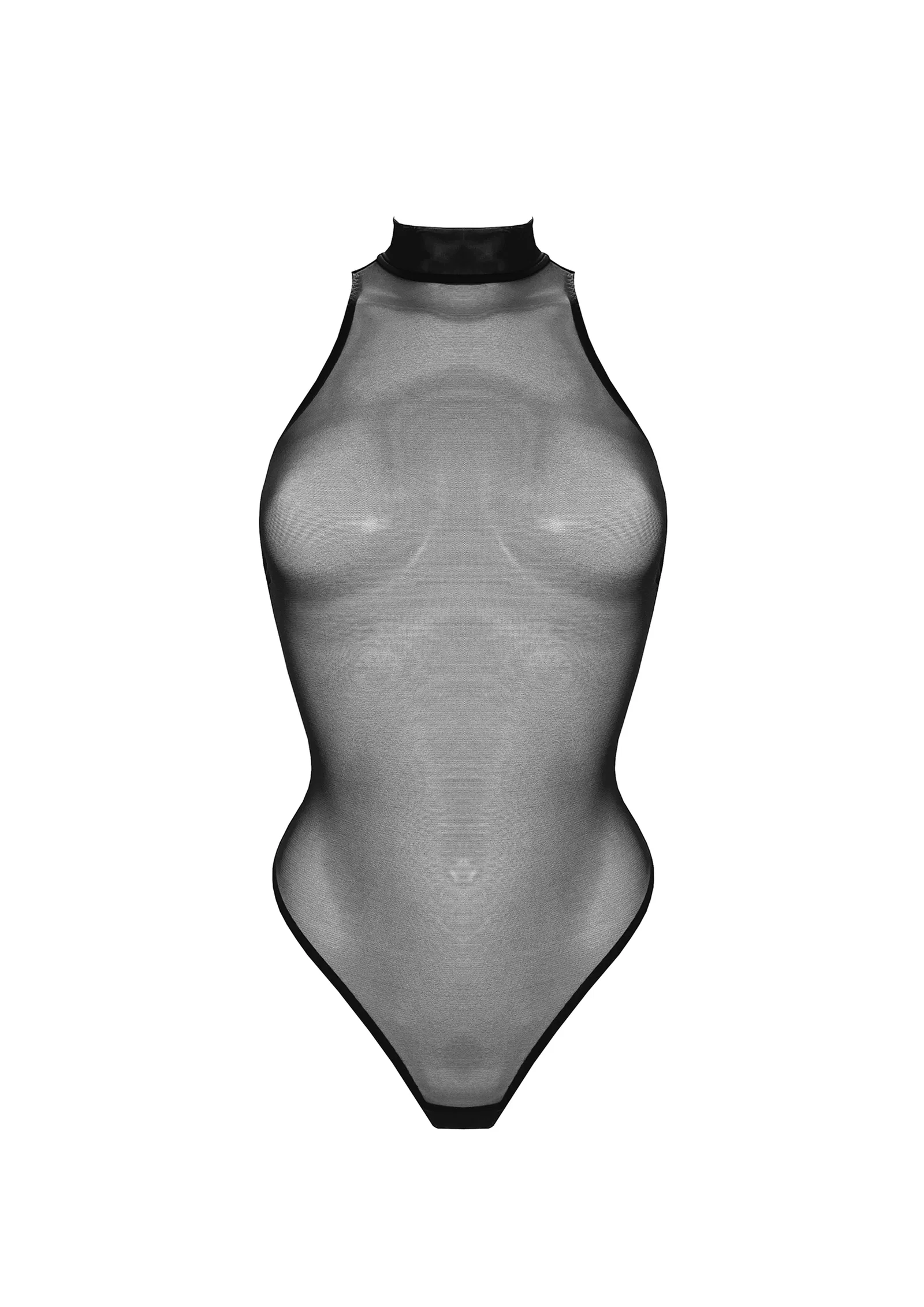 Image of Signature Mesh High Neck Body