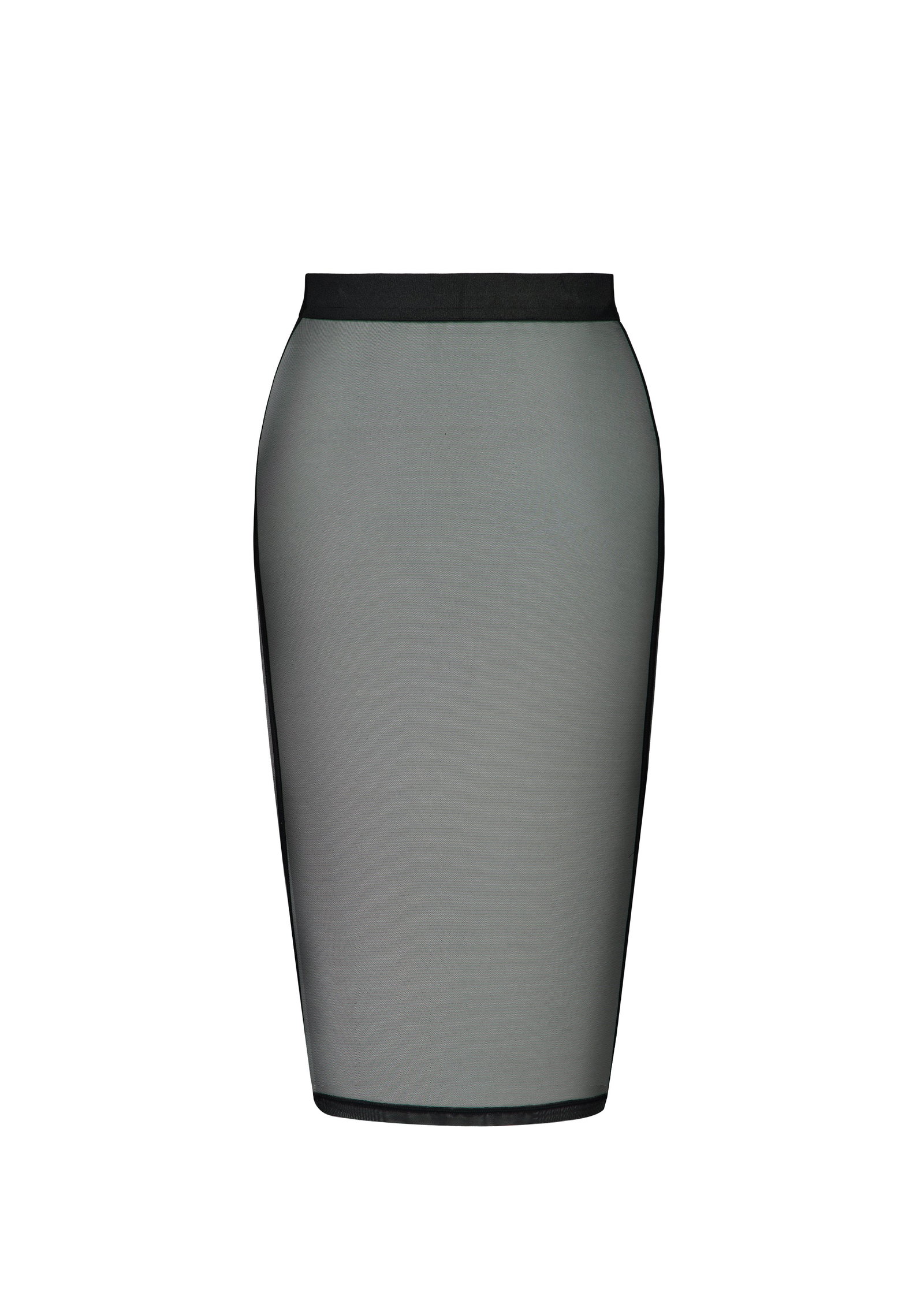Image of Zenna Mesh Pencil Skirt