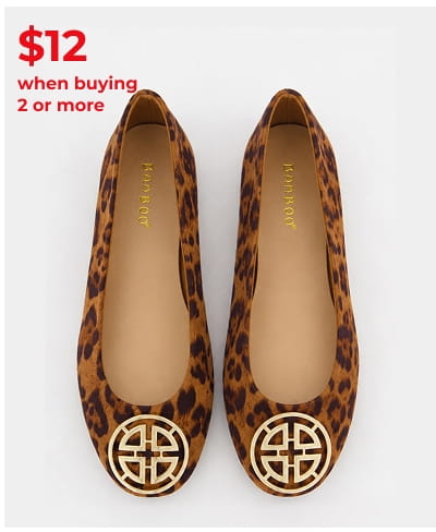 Shop Geometric Pendant Ballet Flats