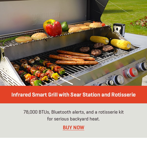 Infrared Smart Grill with Sear Station and Rotisserie