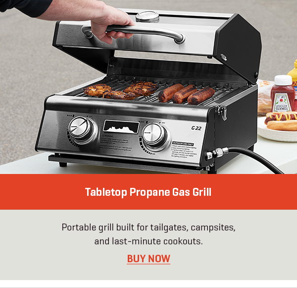 Tabletop Propane Gas Grill