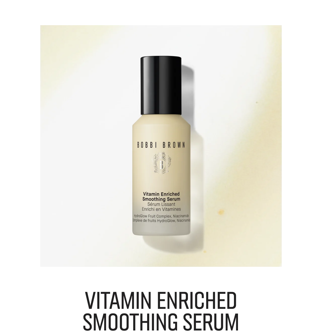 Bottle of Vitamin Enriched Smoothing Serum