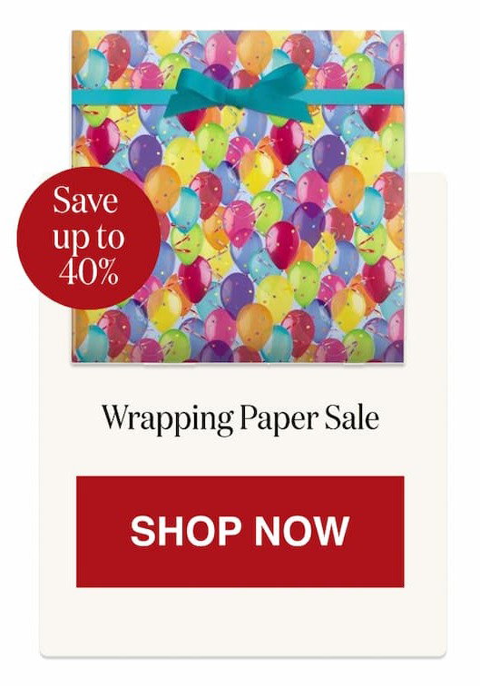 Wrapping Paper Sale [Click here to Shop Now]