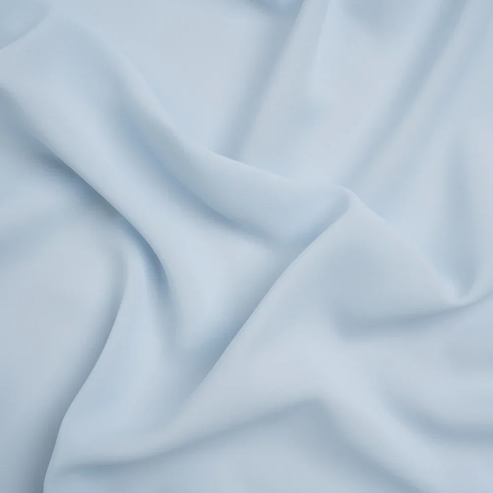 Image of Polyester Double Georgette - Baby Blue - Mimosa Collection by Mood