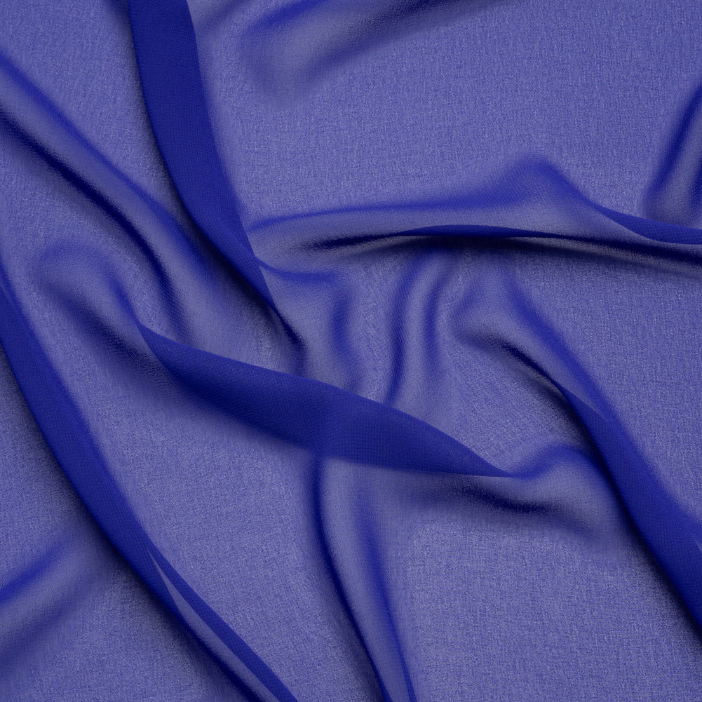 Image of Polyester High-Multi Chiffon - Mazarine Blue - Netta Collection by Mood