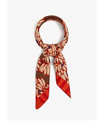 Square printed scarf