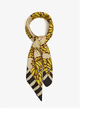 Square printed scarf