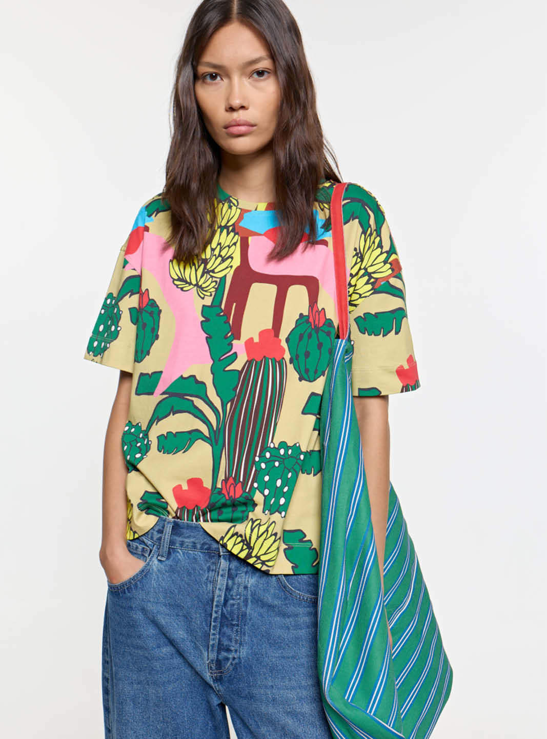 100% cotton printed t-shirt