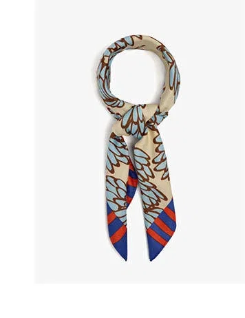 Square printed scarf