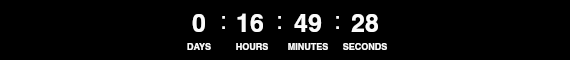 72 Hour Countdown Timer