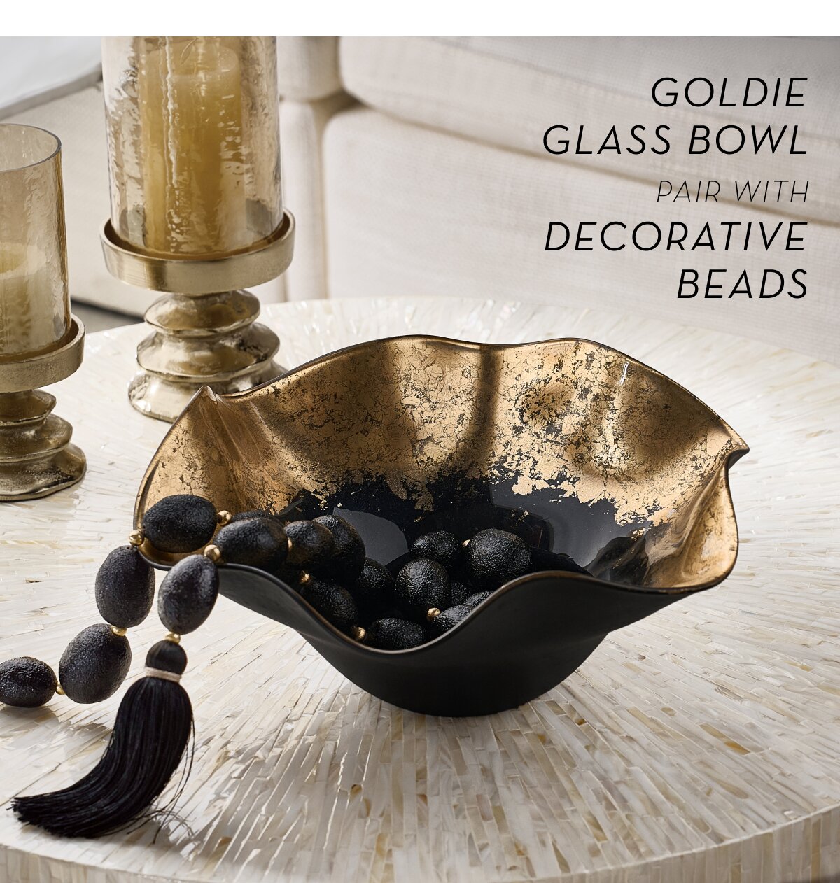 Goldie Glass Bowl